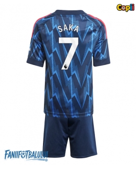 Arsenal Bukayo Saka #7 Echipament de Fotbal Replică 2025-26 Copii Deplasare (+ Șorturi)